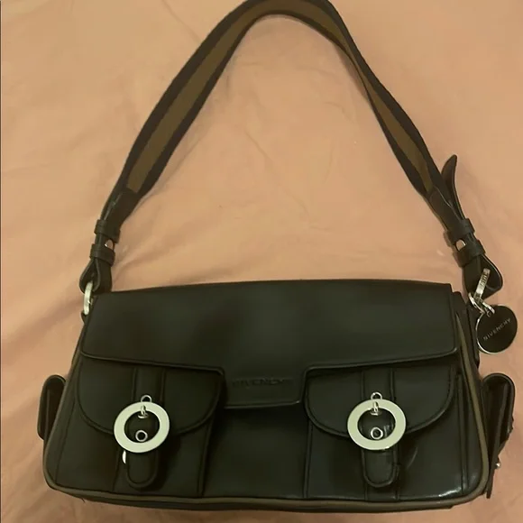 Givenchy Black Classic Shoulder Bag with Silver Accents - Picture 1 of 7
